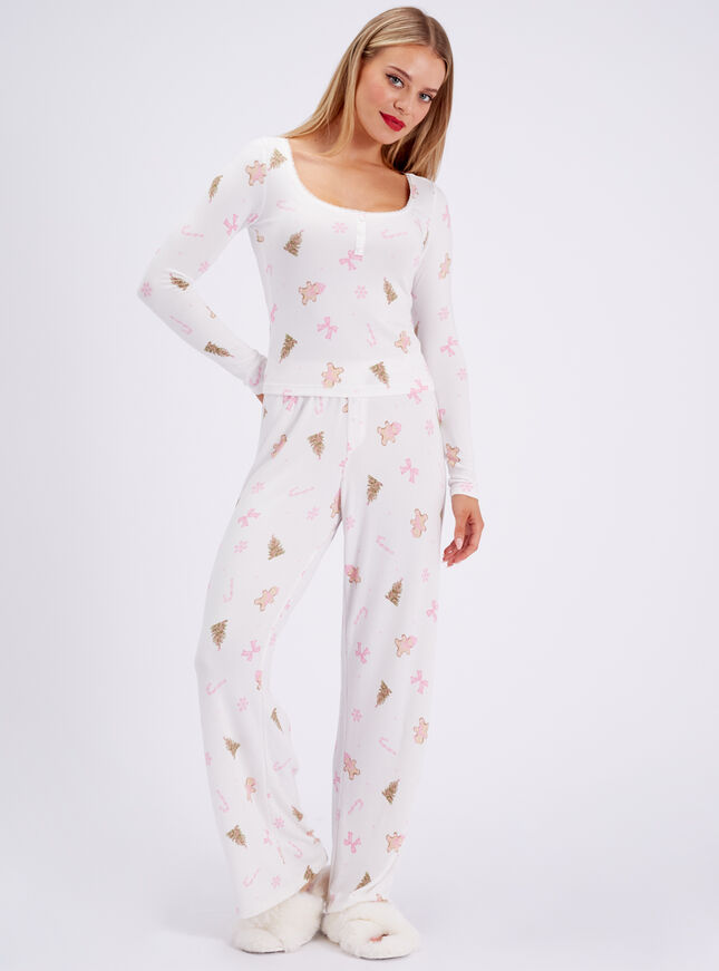 Gingerbread supersoft long pyjama set