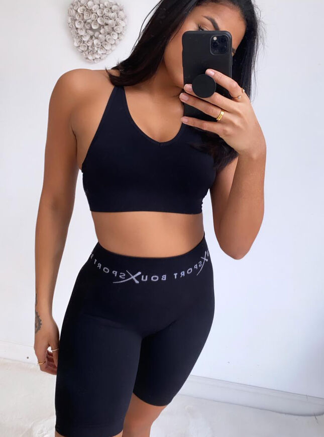 Boux Sport textured panel cycling shorts