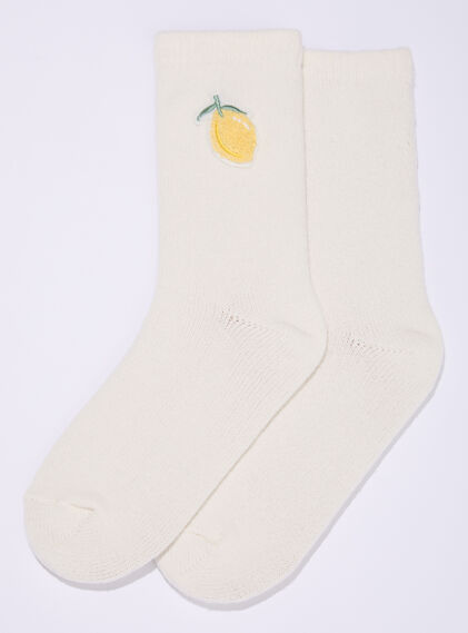 Lemon cosy ankle sock