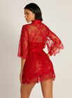 Bouxtique eyelash lace robe