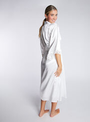 Amelia satin midi robe