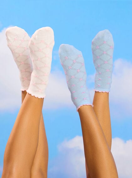 2 pack heart midi socks