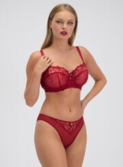 Georgiana embroidered balconette bra