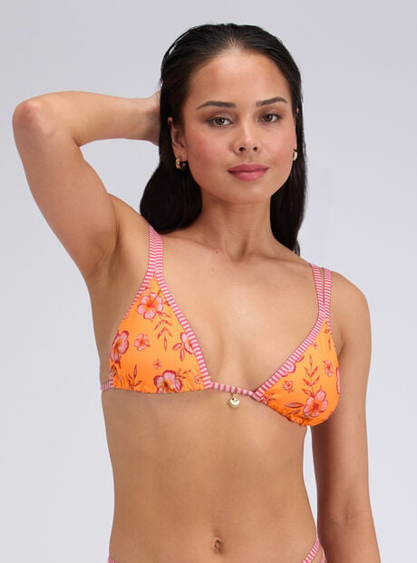 Aloha triangle bikini top