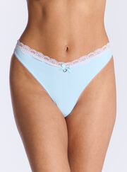 Elena high leg thong