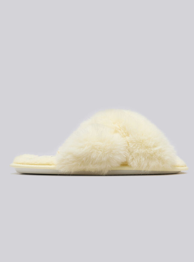 Floral embroidered slider slippers
