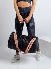 Boux Sport black high shine duffle bag