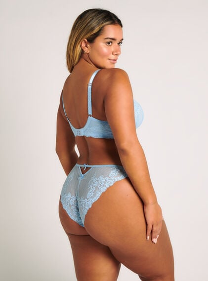 Yvonne sheer balconette bra