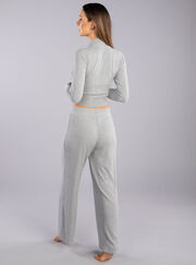 Lillie ribbed wide leg pant