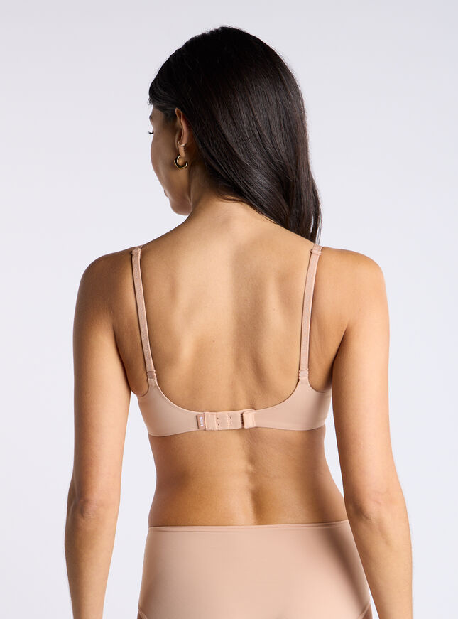 Ultra light microfibre plunge t-shirt bra