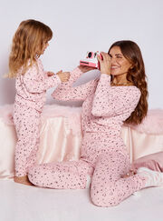 Mini Night sky print twosie pyjamas