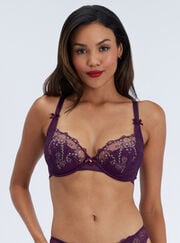 Rayanne embroidered balconette bra