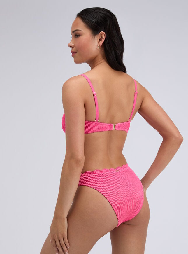 Kiri scalloped brief bikini bottoms