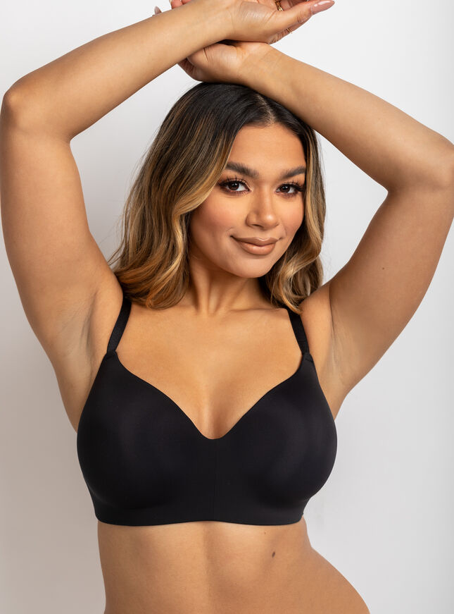 Full support lounge bra Black Boux Avenue UK