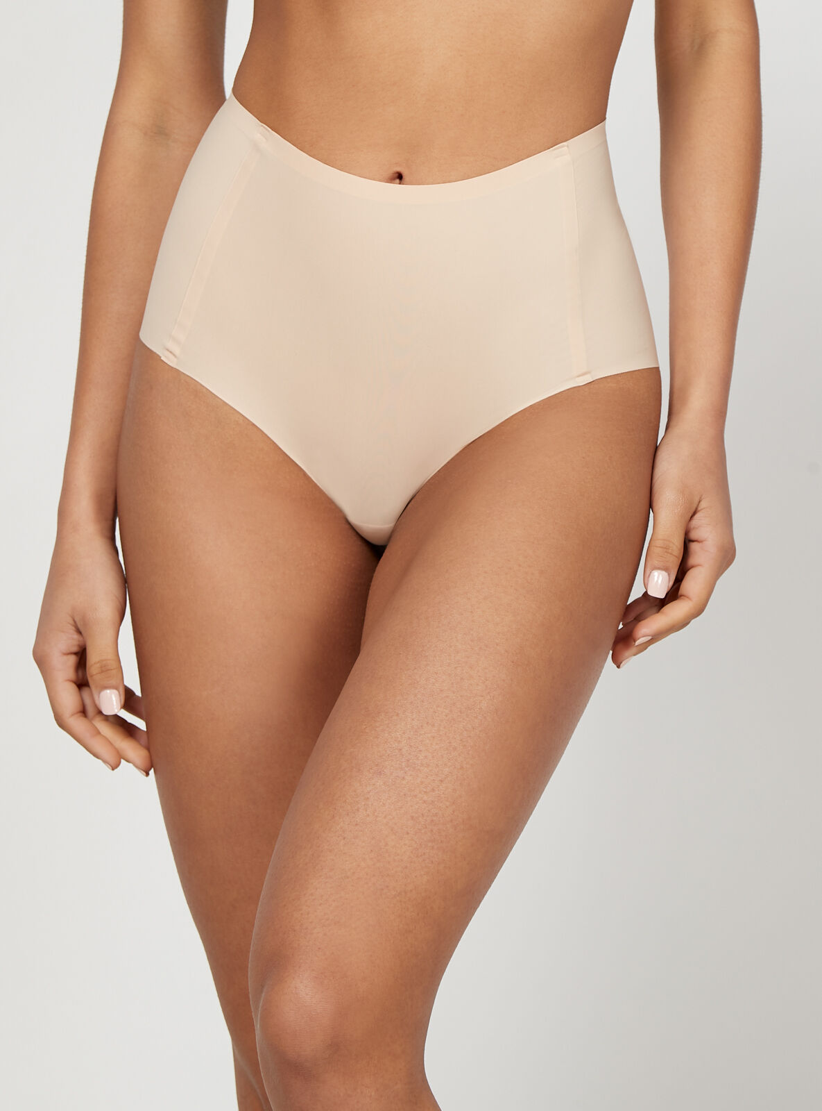 Boux Avenue Bonded high-waisted briefs - Nude - 14