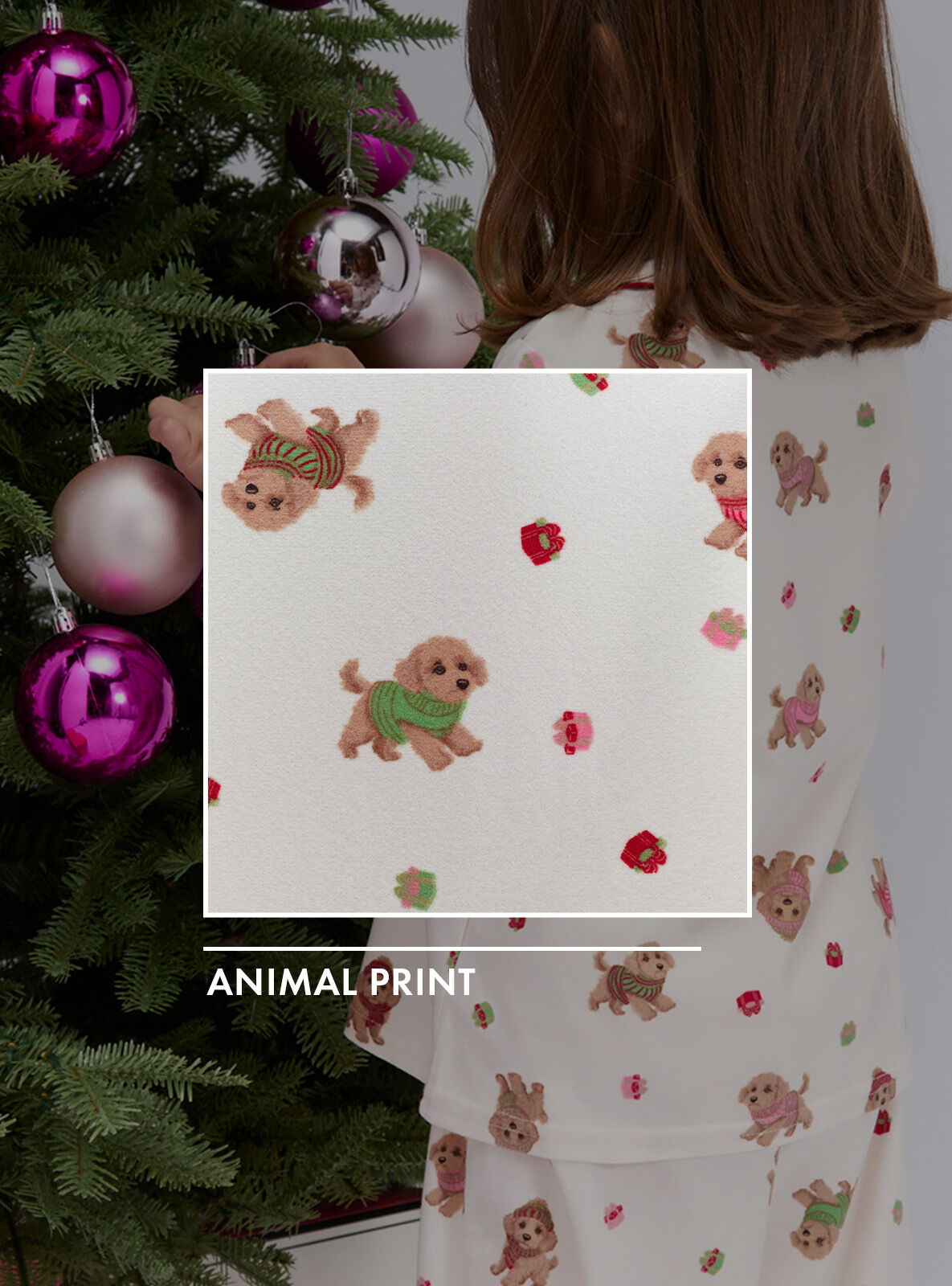 Kids' Cockapoo pyjamas in a bag | Cream | Boux Avenue UK