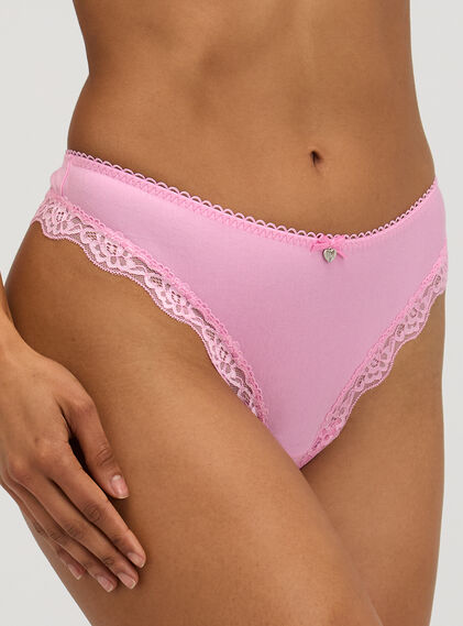 Mimi high leg scrunch thong