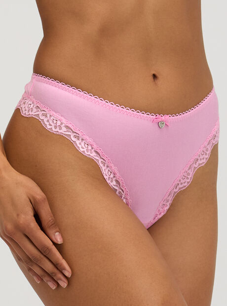 Mimi high leg scrunch thong
