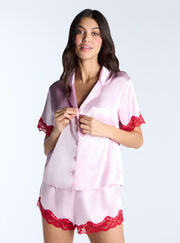 Amelia satin short pyjama set
