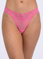 Yolanda lace thong