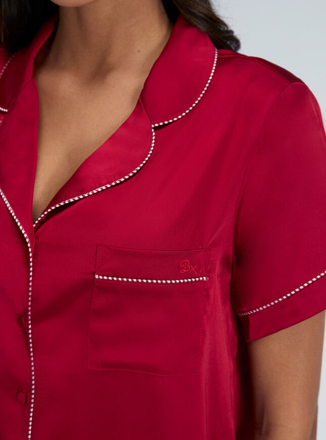 Luxe satin short pyjama set