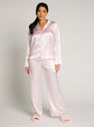 Star satin trousers