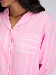 Striped cotton short pyjama set