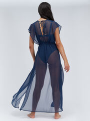 Chiffon maxi kaftan dress