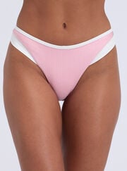 Ibiza piped brazilian bikini bottoms