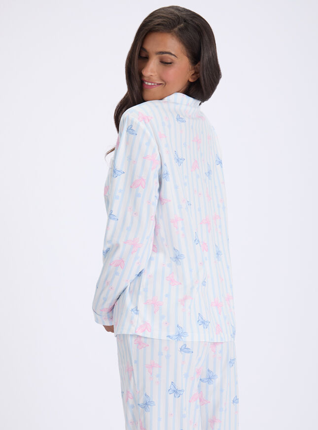 Wild butterfly fleece pyjamas in a bag