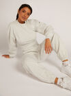 Ribbed panel sweat jumper