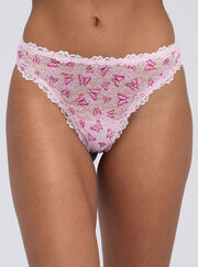 Brooke butterfly lace thong