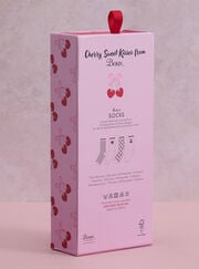 4 pack cherry valentines sock gift box