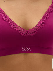 2 pack lace plunge seamless bralettes