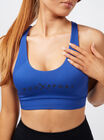 Sculpting strappy sports crop top