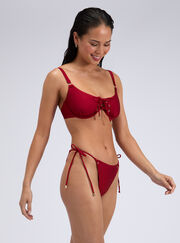 Ibiza lace up tie side brief bikini bottoms