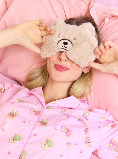 Teddy bear fluffy eyemask
