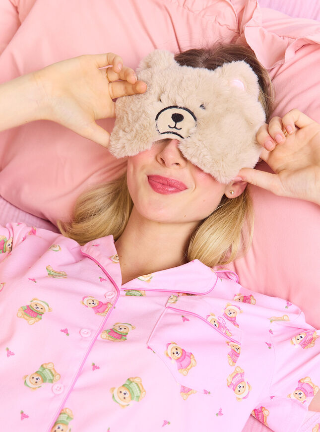 Teddy bear fluffy eyemask