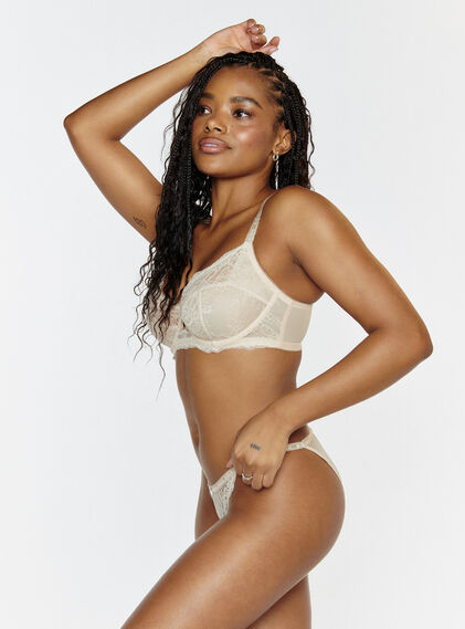 Gracey sheer balconette bra