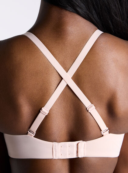 Comfort microfibre plunge bra