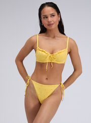 Amalfi broderie tie side bikini bottoms