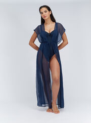 Chiffon maxi kaftan dress