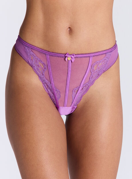 Savannah mesh thong