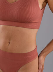 Rib seamless lounge bralette