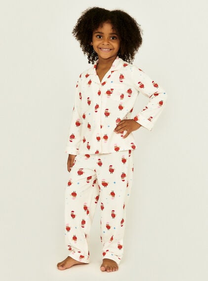 Kids fleece robin pyjamas in a bag