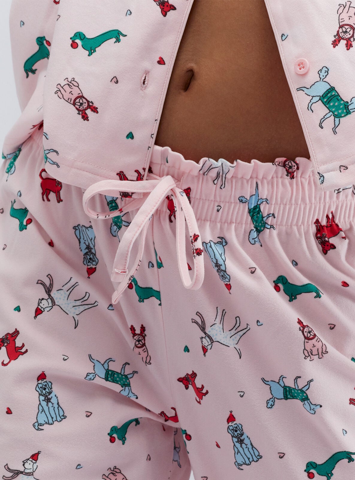 Multicoloured dog pyjamas in a bag | Powder Pink | Boux Avenue UK