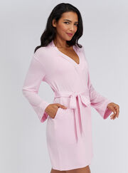 Piping modal short robe