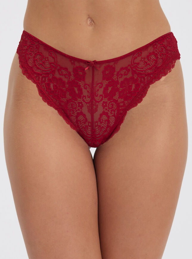 Emma-Rose lace thong