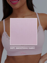 Lace plunge seamless bralette