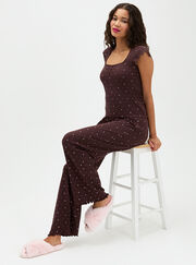 Daisy pointelle long pyjama set